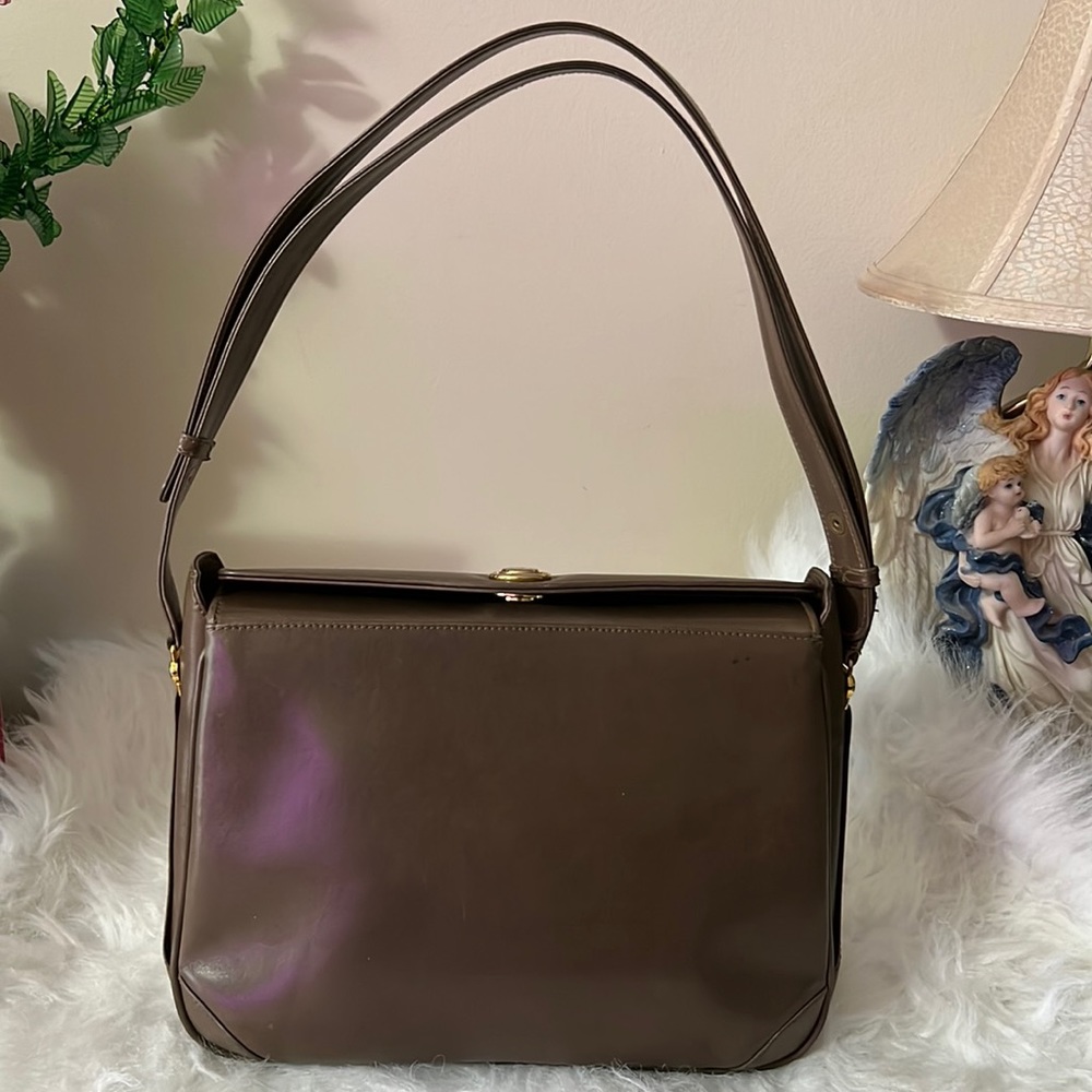 Gucci Brown Leather Shoulder Bag